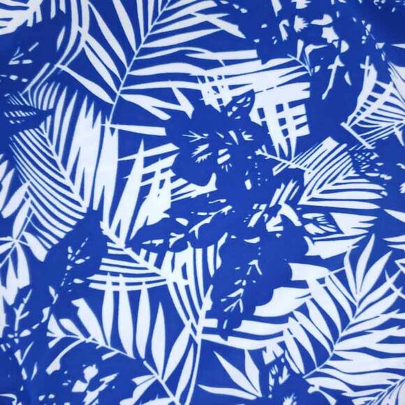 Alisha Levine Swimsuit Swimdress Skirted Blue Floral SZ 16 One Piece Modest - Picture 5 of 7